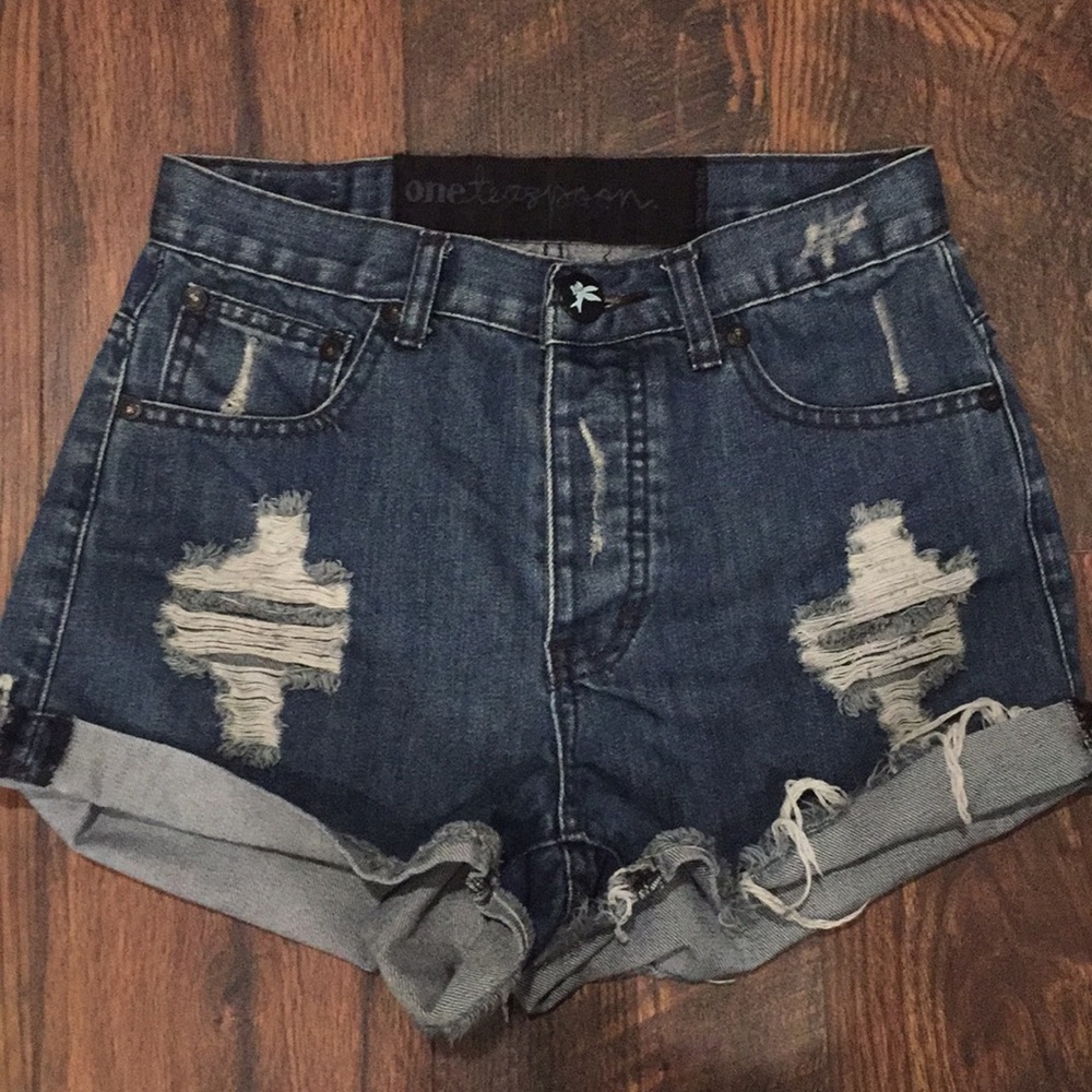 One Teaspoon High Waist Shorts